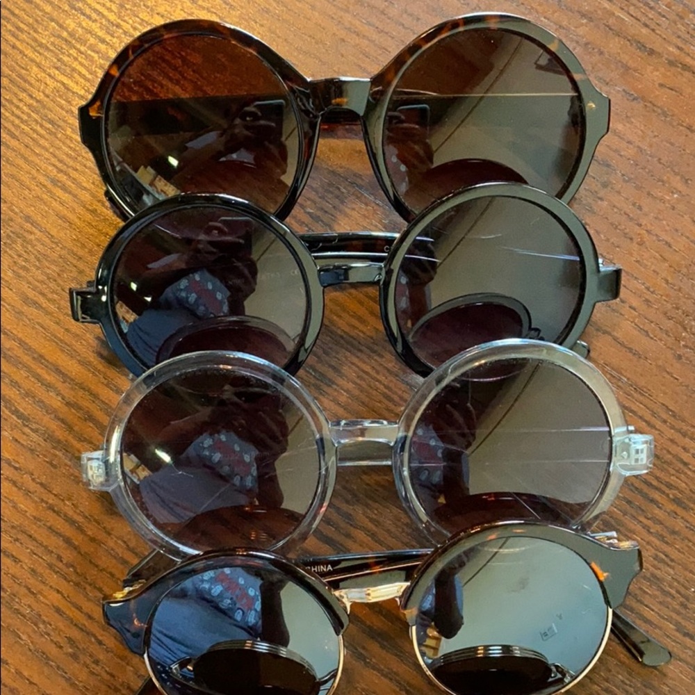 😎 Six pairs of Women’s round sunglasses 😎 - Picture 2 of 7